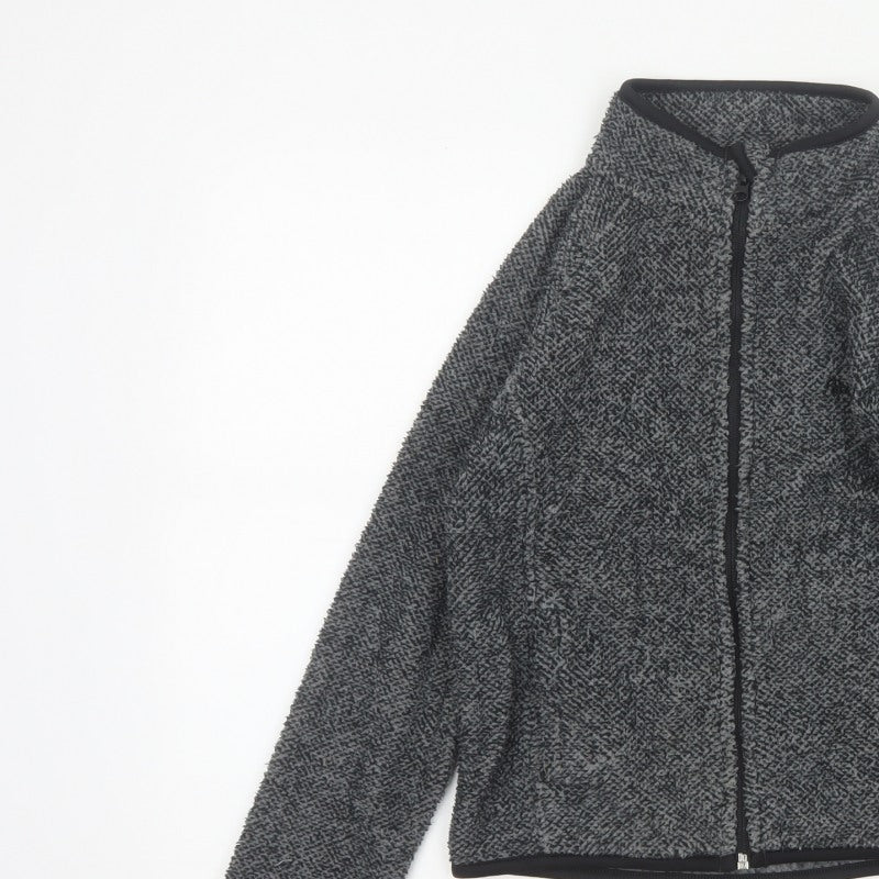 Peter Storm Boys Grey 9-10 Years Fleece Full Zip Jacket Pockets