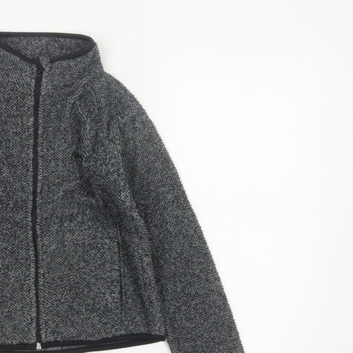 Peter Storm Boys Grey 9-10 Years Fleece Full Zip Jacket Pockets