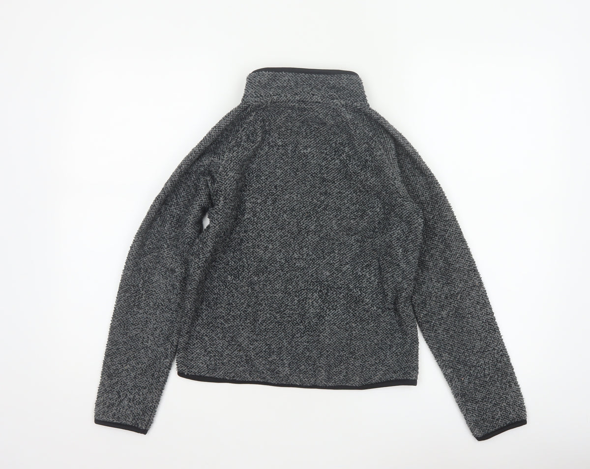 Peter Storm Boys Grey 9-10 Years Fleece Full Zip Jacket Pockets