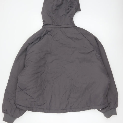 PrettyLittleThing Women Black M Hooded Puffer Jacket