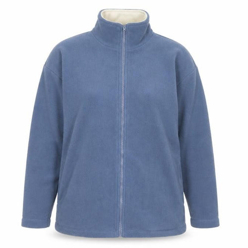 Being Casual Women’s Blue Fleece Jacket UK 12/14 Full Zip Pockets