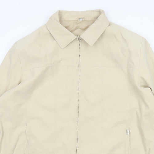 JBC Collection Women’s Beige Size 22 Zip Collared Jacket