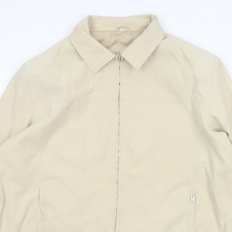 JBC Collection Women’s Beige Size 22 Zip Collared Jacket
