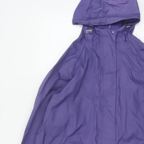 Regatta Women’s Purple UK 18 Isolite Hooded Waterproof Rain Jacket