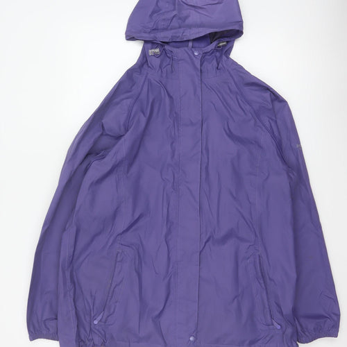 Regatta Women’s Purple UK 18 Isolite Hooded Waterproof Rain Jacket