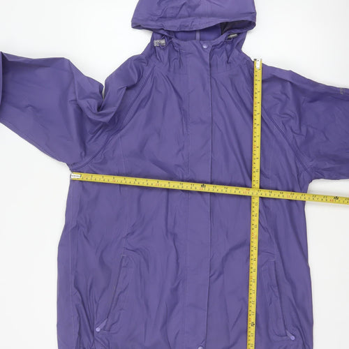Regatta Women’s Purple UK 18 Isolite Hooded Waterproof Rain Jacket