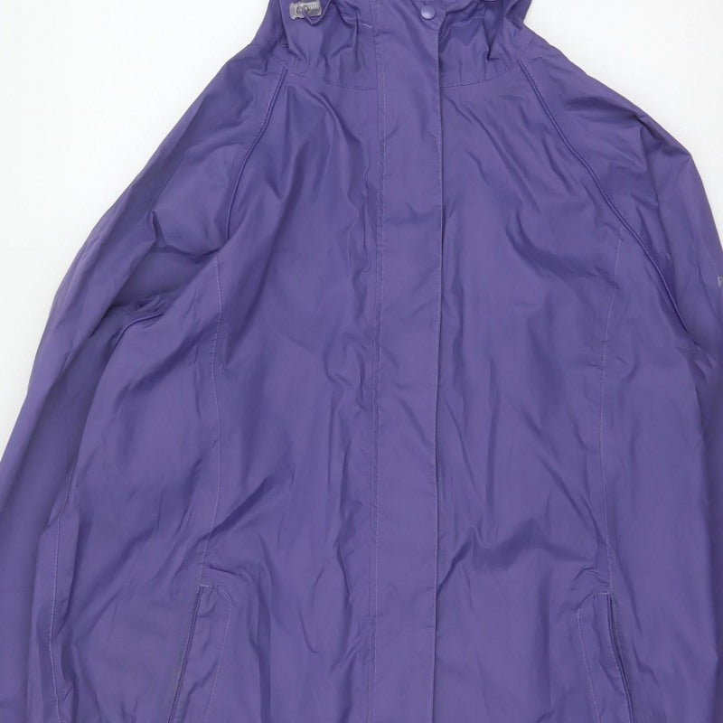 Regatta Women’s Purple UK 18 Isolite Hooded Waterproof Rain Jacket