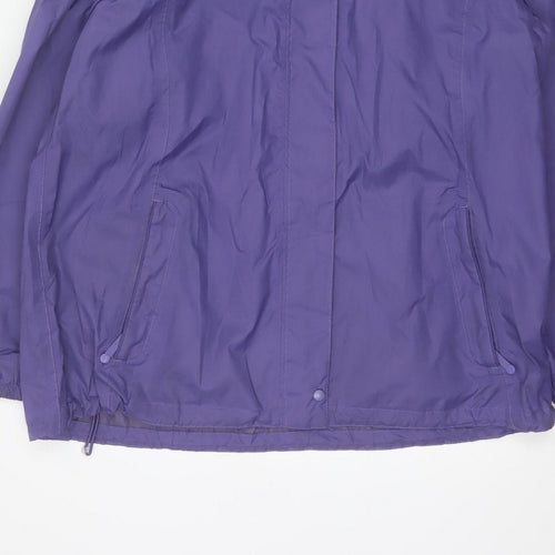 Regatta Women’s Purple UK 18 Isolite Hooded Waterproof Rain Jacket