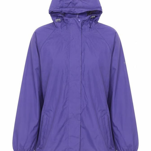 Regatta Women’s Purple UK 18 Isolite Hooded Waterproof Rain Jacket