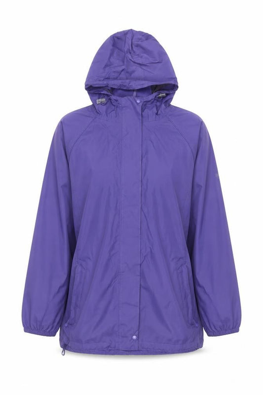 Regatta Women’s Purple UK 18 Isolite Hooded Waterproof Rain Jacket