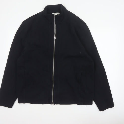 Marks and Spencer Autograph Men Black L Regular Full Zip Jacket