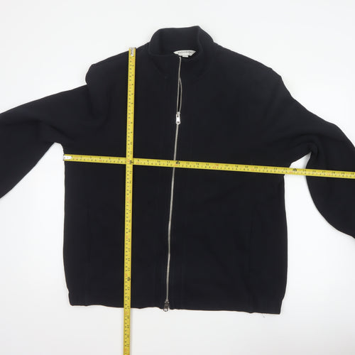 Marks and Spencer Autograph Men Black L Regular Full Zip Jacket