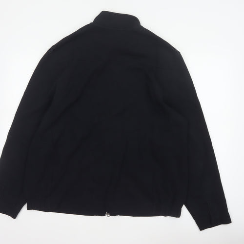 Marks and Spencer Autograph Men Black L Regular Full Zip Jacket