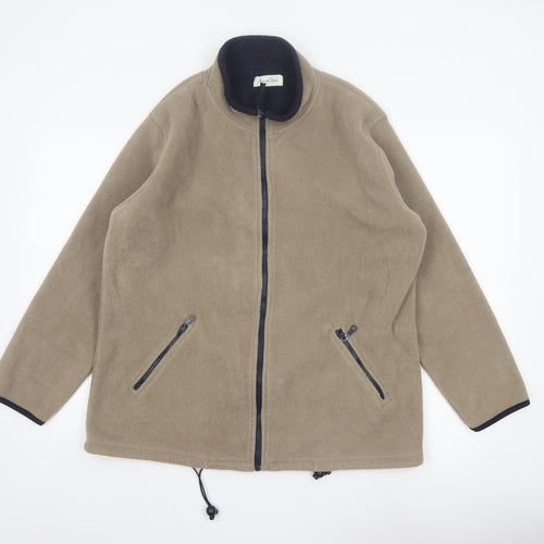 Joie de Vivre Women’s Beige M Fleece Full Zip Outdoor Jacket