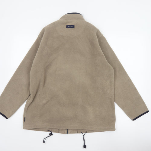 Joie de Vivre Women’s Beige M Fleece Full Zip Outdoor Jacket