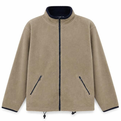 Joie de Vivre Women’s Beige M Fleece Full Zip Outdoor Jacket