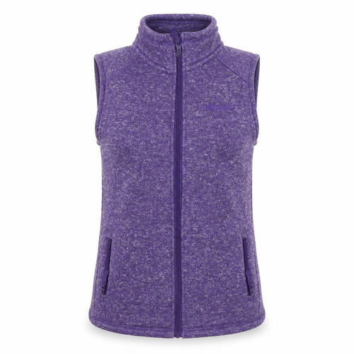 Mountain Warehouse Women Purple UK 12 Fleece Full Zip Waistcoat