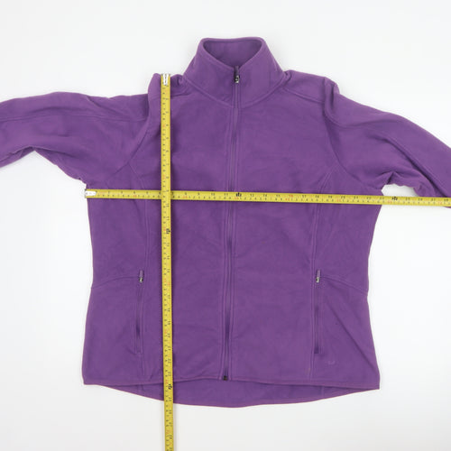 Marks and Spencer Goodmove Women Purple UK 18 Basic Fleece Jacket