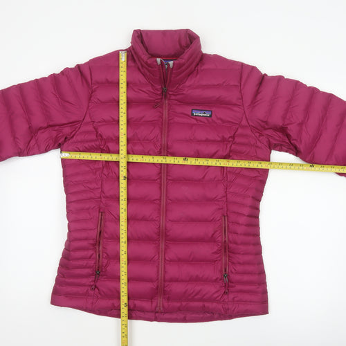 Patagonia Women’s Pink M Down Puffer Jacket Quilted Full Zip