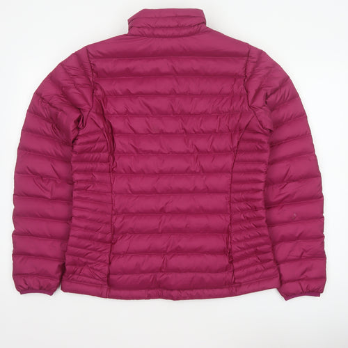 Patagonia Women’s Pink M Down Puffer Jacket Quilted Full Zip