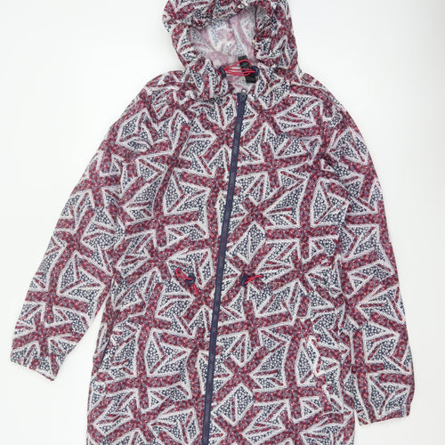 George Women's Multicoloured UK 8-10 Hooded Geometric Anorak Jacket