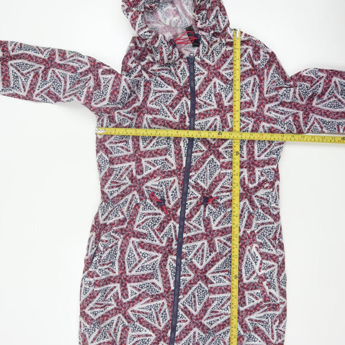 George Women's Multicoloured UK 8-10 Hooded Geometric Anorak Jacket