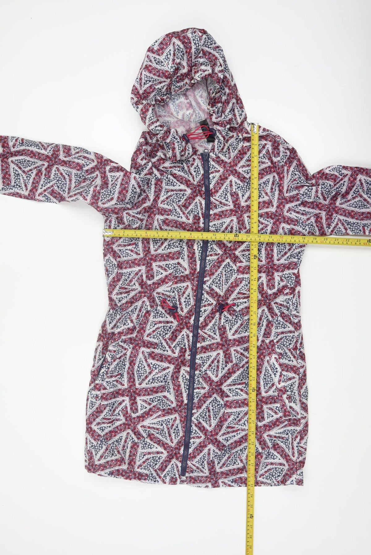 George Women's Multicoloured UK 8-10 Hooded Geometric Anorak Jacket