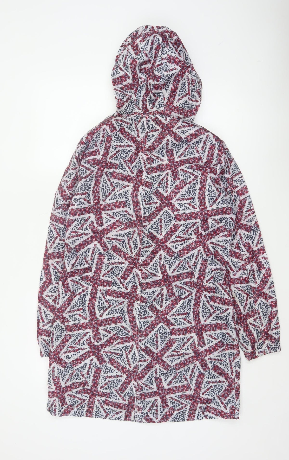 George Women's Multicoloured UK 8-10 Hooded Geometric Anorak Jacket