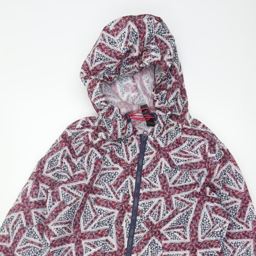 George Women's Multicoloured UK 8-10 Hooded Geometric Anorak Jacket