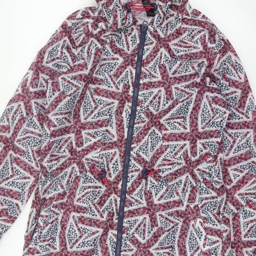 George Women's Multicoloured UK 8-10 Hooded Geometric Anorak Jacket