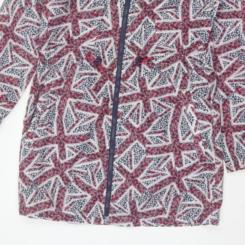 George Women's Multicoloured UK 8-10 Hooded Geometric Anorak Jacket