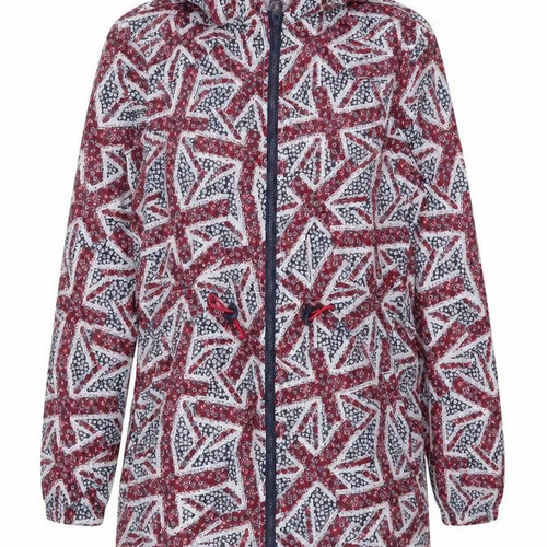 George Women's Multicoloured UK 8-10 Hooded Geometric Anorak Jacket