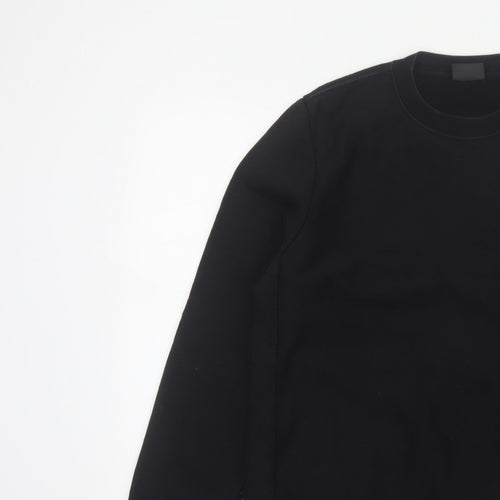 Paul Smith Men’s Black M Logo Crew Neck Pullover Cotton Sweatshirt