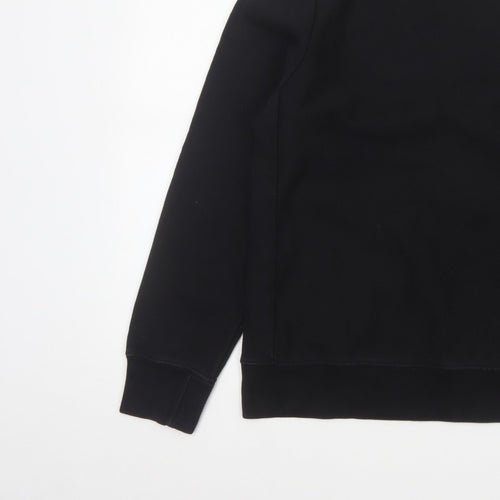 Paul Smith Men’s Black M Logo Crew Neck Pullover Cotton Sweatshirt