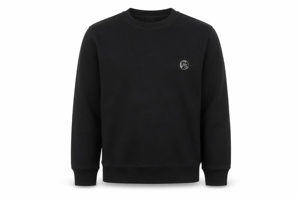 Paul Smith Men’s Black M Logo Crew Neck Pullover Cotton Sweatshirt