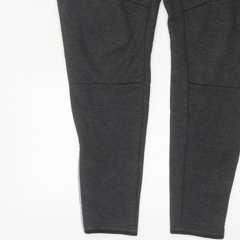 Additional view of Morotai unisex grey m performance jogger trousers ankle zip logo