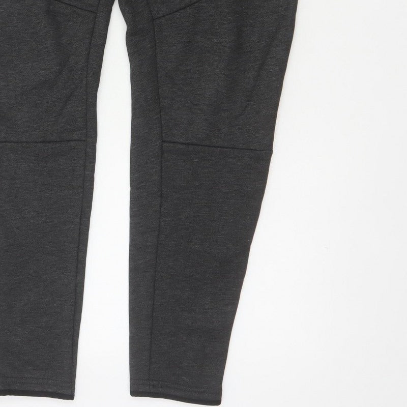 Additional view of Morotai unisex grey m performance jogger trousers ankle zip logo