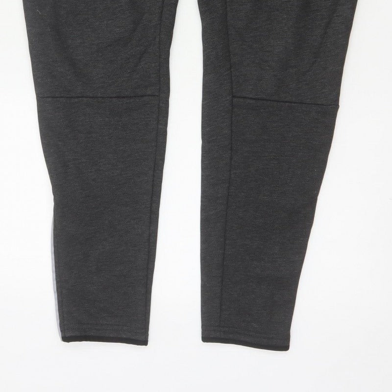 Additional view of Morotai unisex grey m performance jogger trousers ankle zip logo
