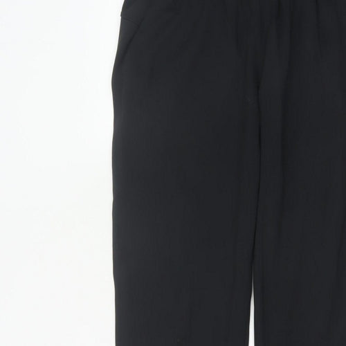 Powercut Women’s Black M Tapered Stretch Jogger Trousers Pockets