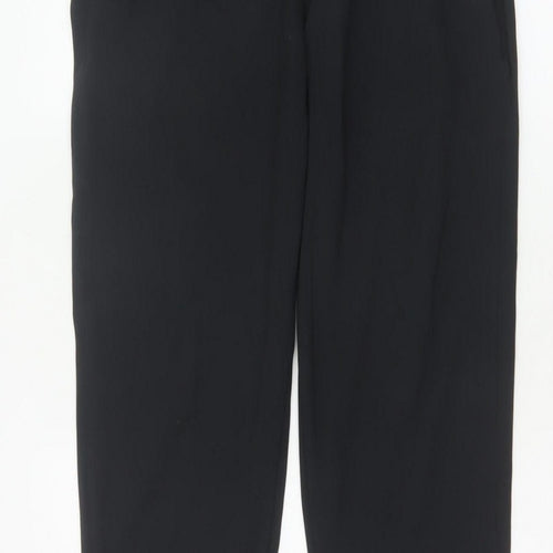Powercut Women’s Black M Tapered Stretch Jogger Trousers Pockets