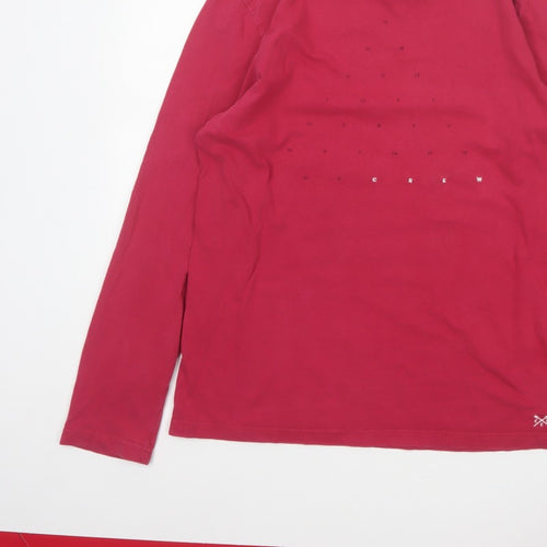 Crew Clothing Company Men’s Red M Long Sleeve Graphic Crew Neck Top