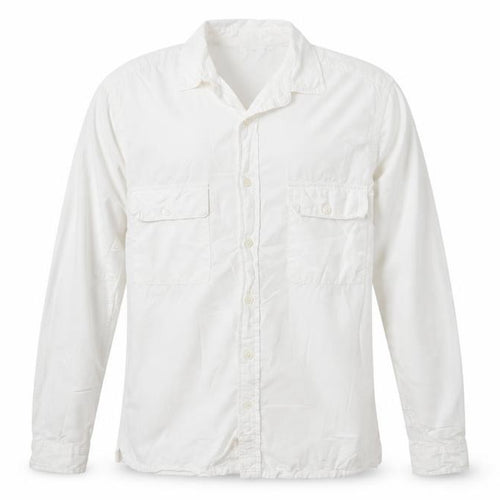 ASOS Men’s White M Cotton Long Sleeve Utility Button-Up Shirt 38-40