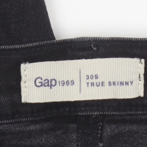 Gap 1969 Women’s Black 30 Short True Skinny Stretch Jeans