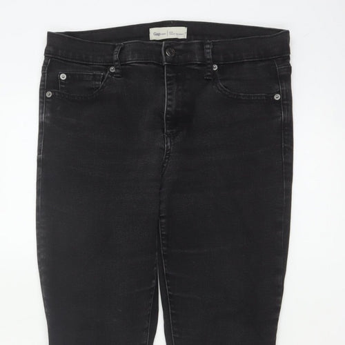 Gap 1969 Women’s Black 30 Short True Skinny Stretch Jeans