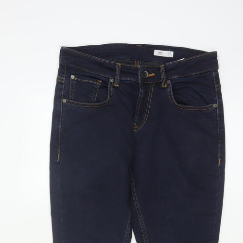 Spykar Men’s Blue W30 L27 Slim Tapered Mid Rise Stretch Jeans