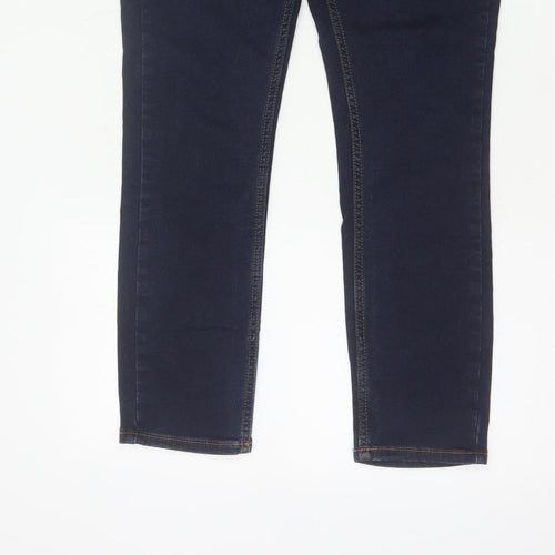 Spykar Men’s Blue W30 L27 Slim Tapered Mid Rise Stretch Jeans