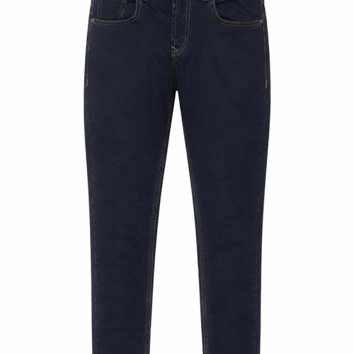 Spykar Men’s Blue W30 L27 Slim Tapered Mid Rise Stretch Jeans