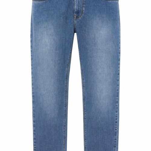 M&S Men’s Blue Light Wash Straight Stretch Jeans W32 L31