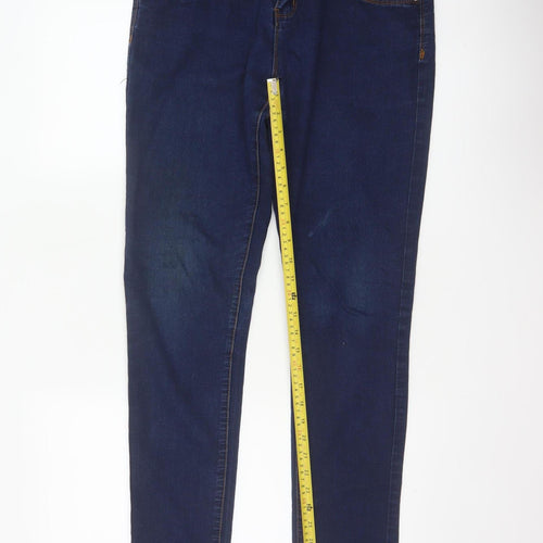 Denim Co. Women’s Blue Skinny Stretch Jeans UK 12 Dark Wash