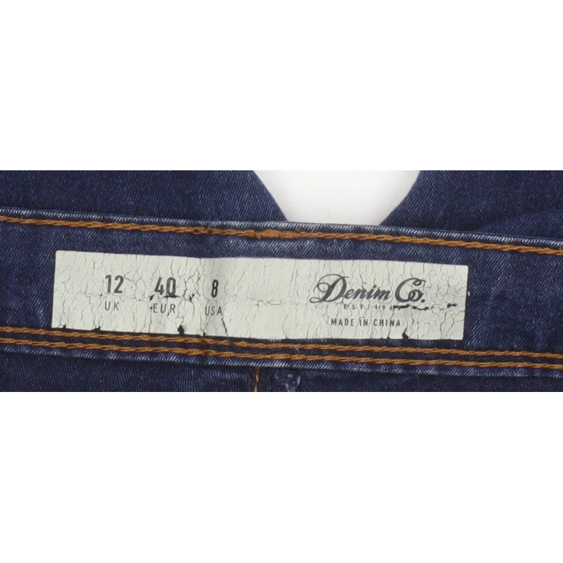 Denim Co. Women’s Blue Skinny Stretch Jeans UK 12 Dark Wash